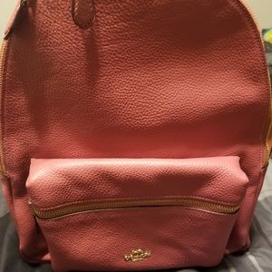 Pink Coach backpack
